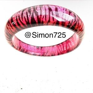 Zebra  Animal Bangle Bracelet Women Fashion Accessory